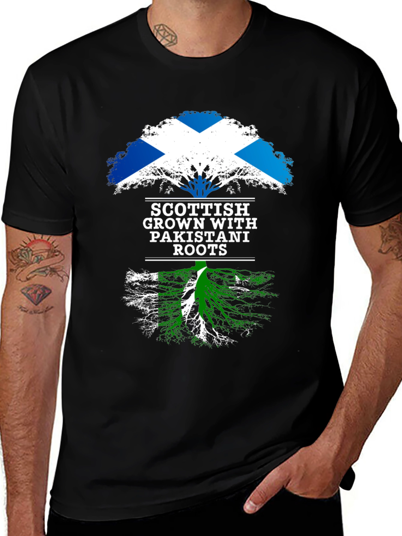Scottish Grown with Pakistani Roots T-Shirt