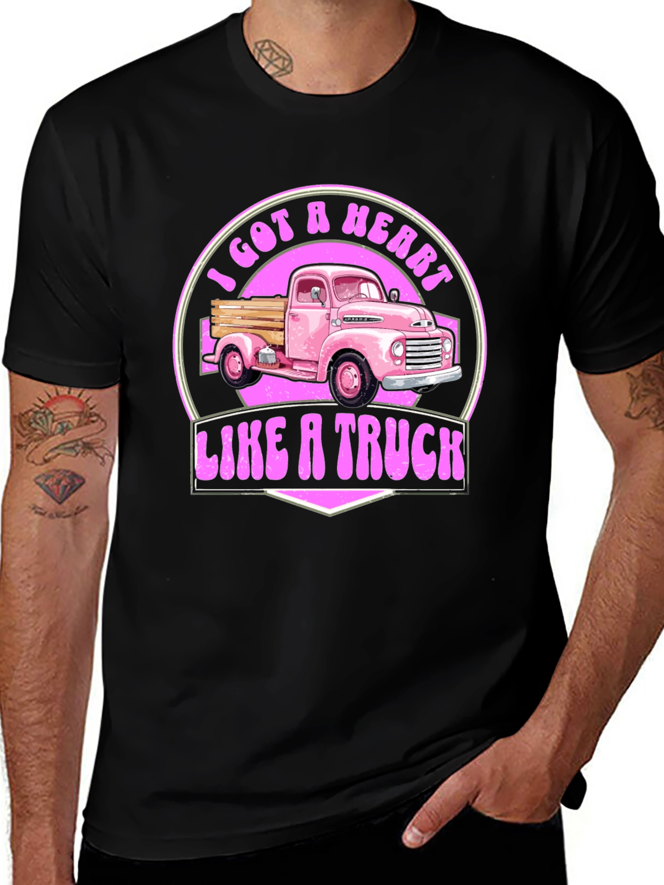 Variant 23 of Heart Like a Truck Graphic Tee