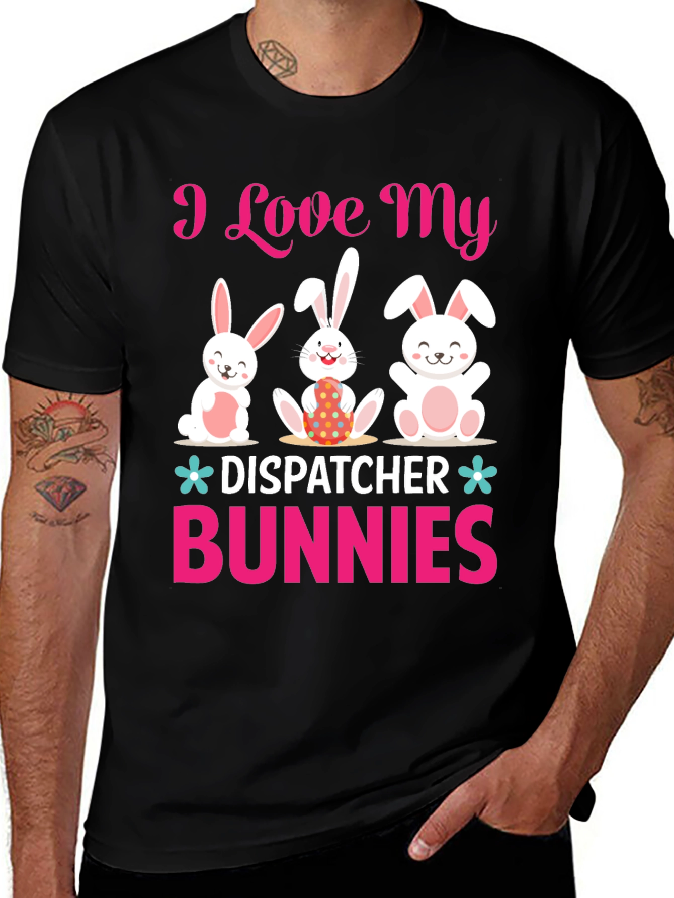 Dispatcher Bunnies T-Shirt Easter Gift