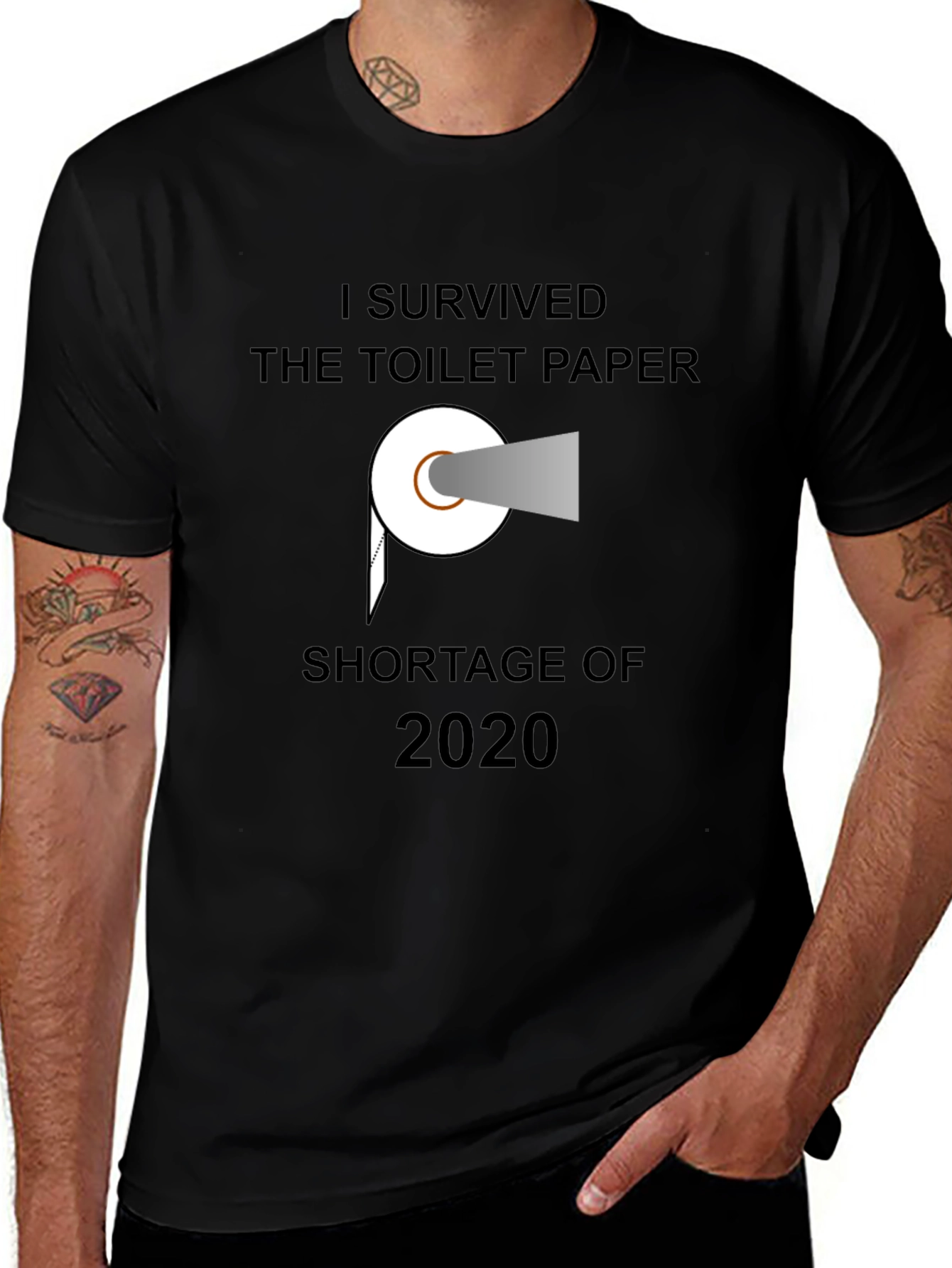 Variant 25 of I Survived Toilet Paper Shortage 2020 T-Shirt