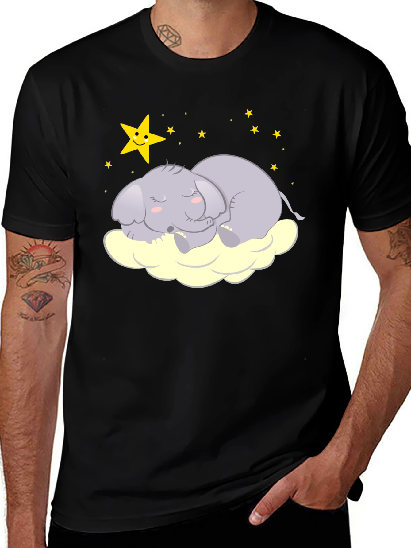 Variant 20 of Dreamy Elephant Graphic Tee