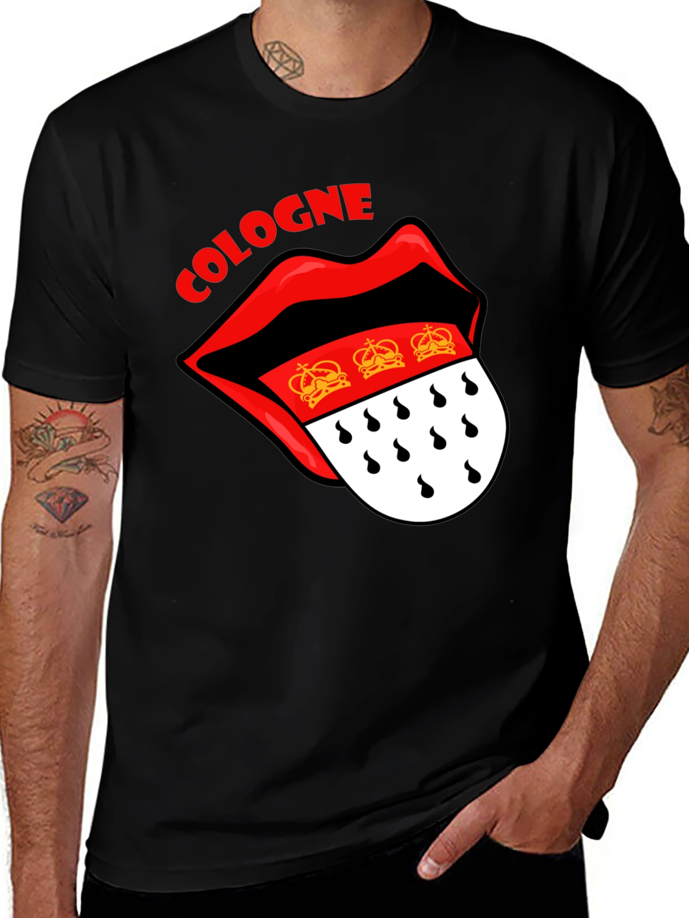 Cologne Tongue T-Shirt - City Pride Tee