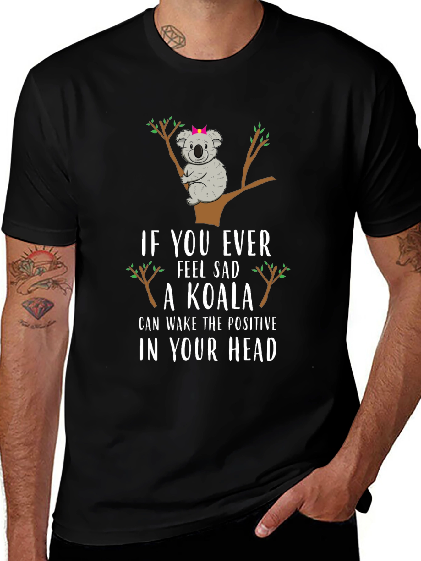 Variant 3 of Koala Positive T-Shirt - Cute & Comforting!