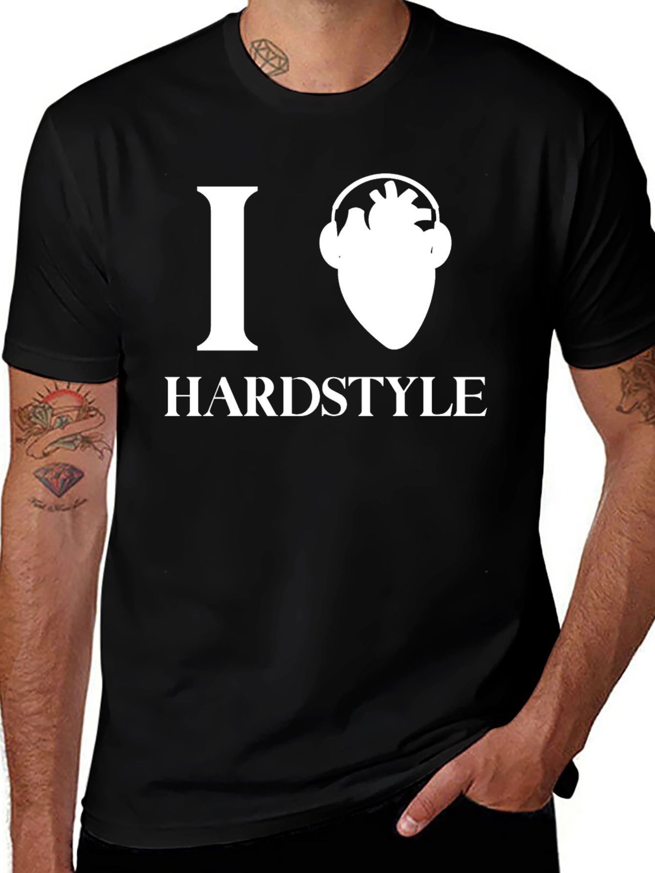 Variant 27 of I Heart Hardstyle Graphic T-Shirt