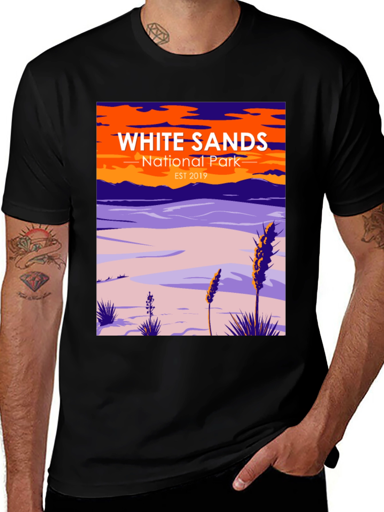 Variant 30 of White Sands National Park Graphic T-Shirt