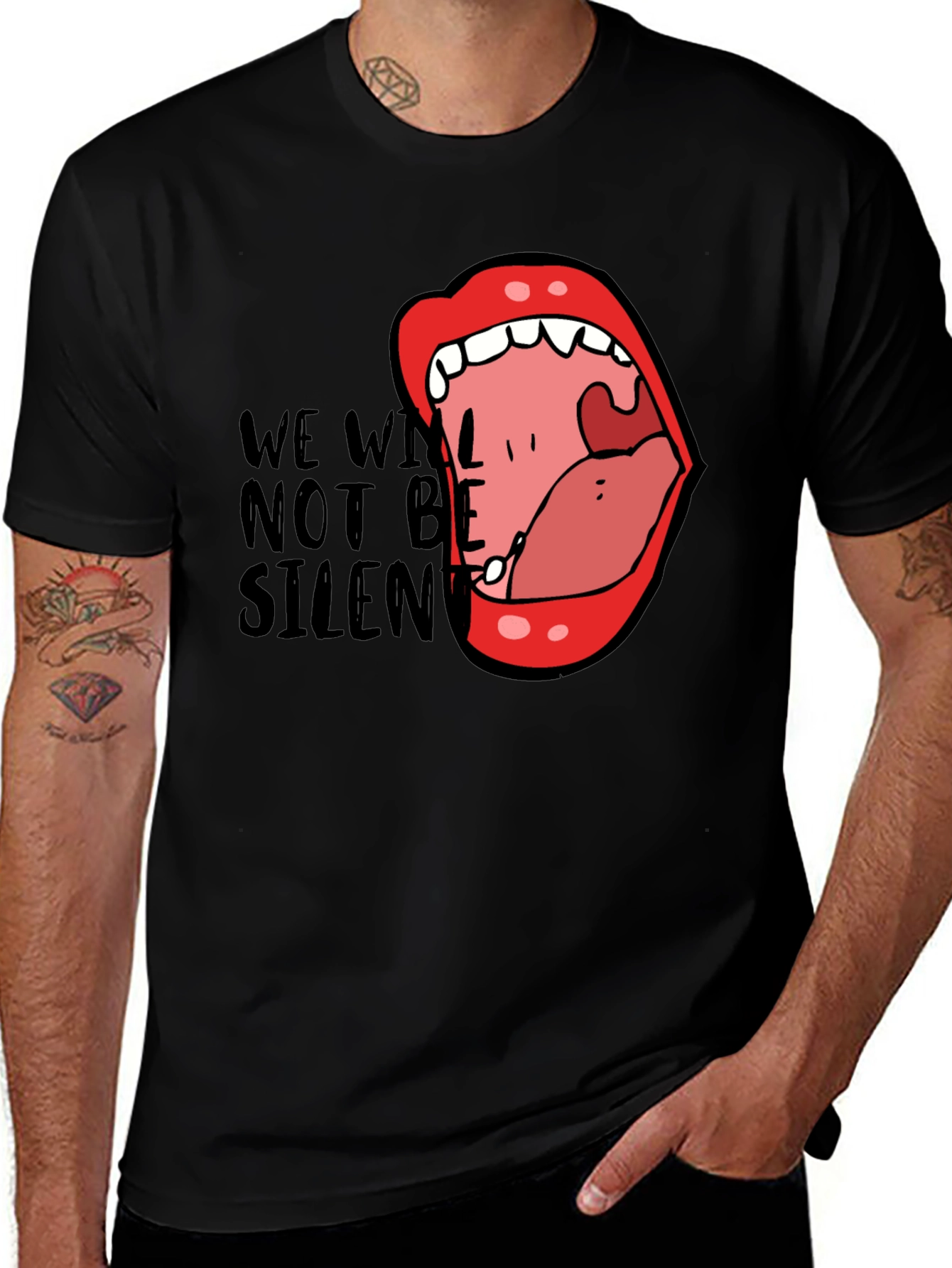 Variant 22 of We Will Not Be Silent Graphic Tee