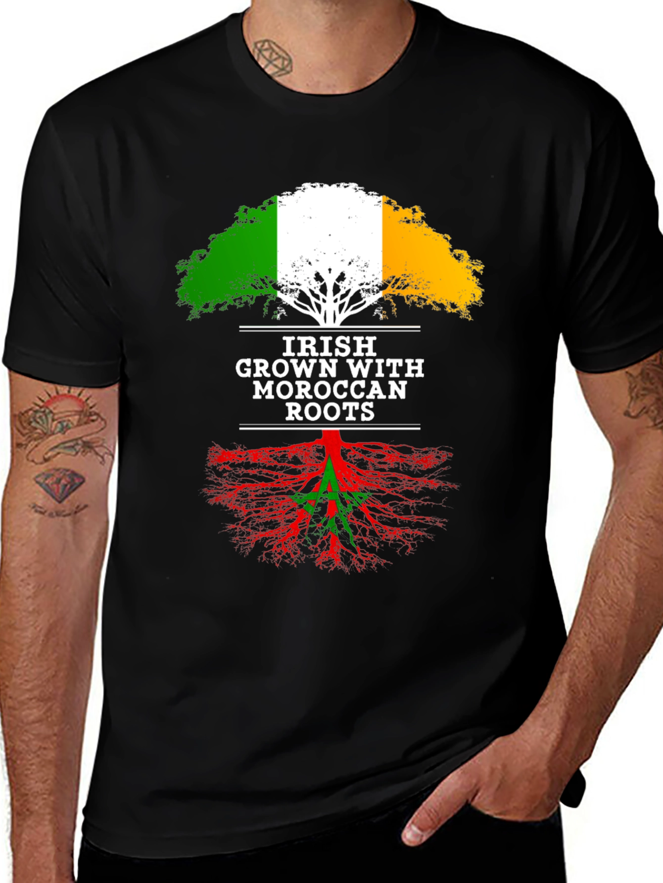Irish Grown with Moroccan Roots T-Shirt