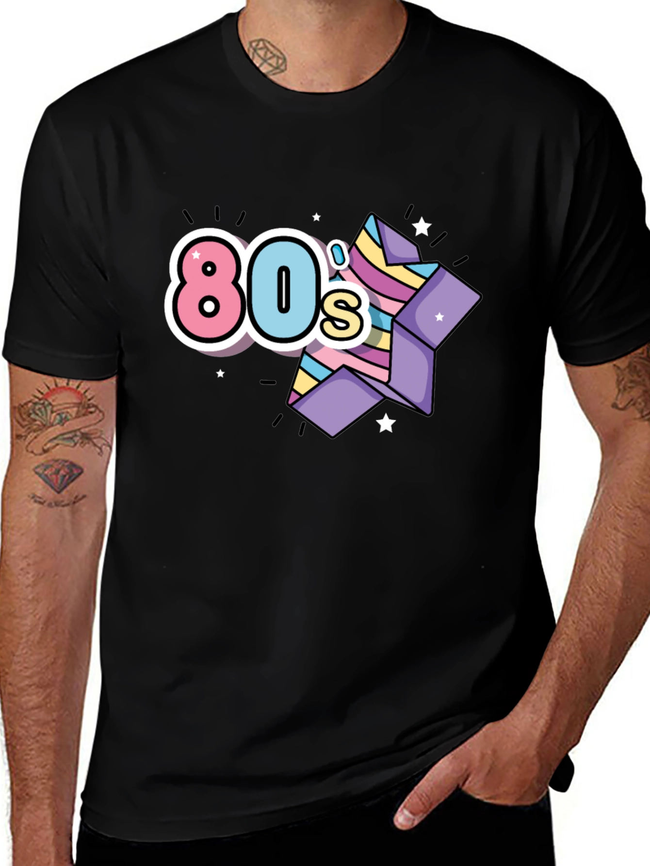 Variant 18 of Retro 80s Style Graphic Tee