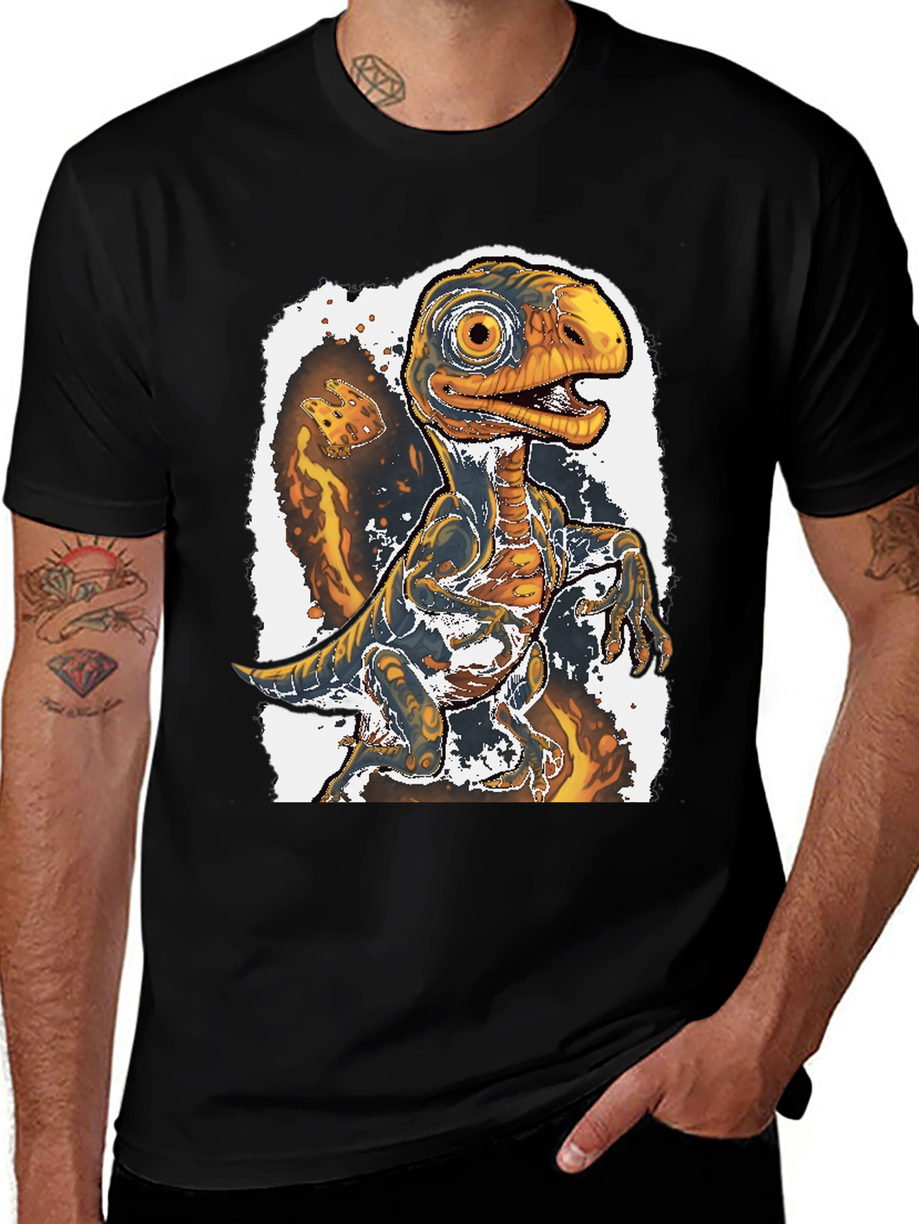 Variant 24 of Dino Graphic Tee - Stylish Dinosaur T-Shirt