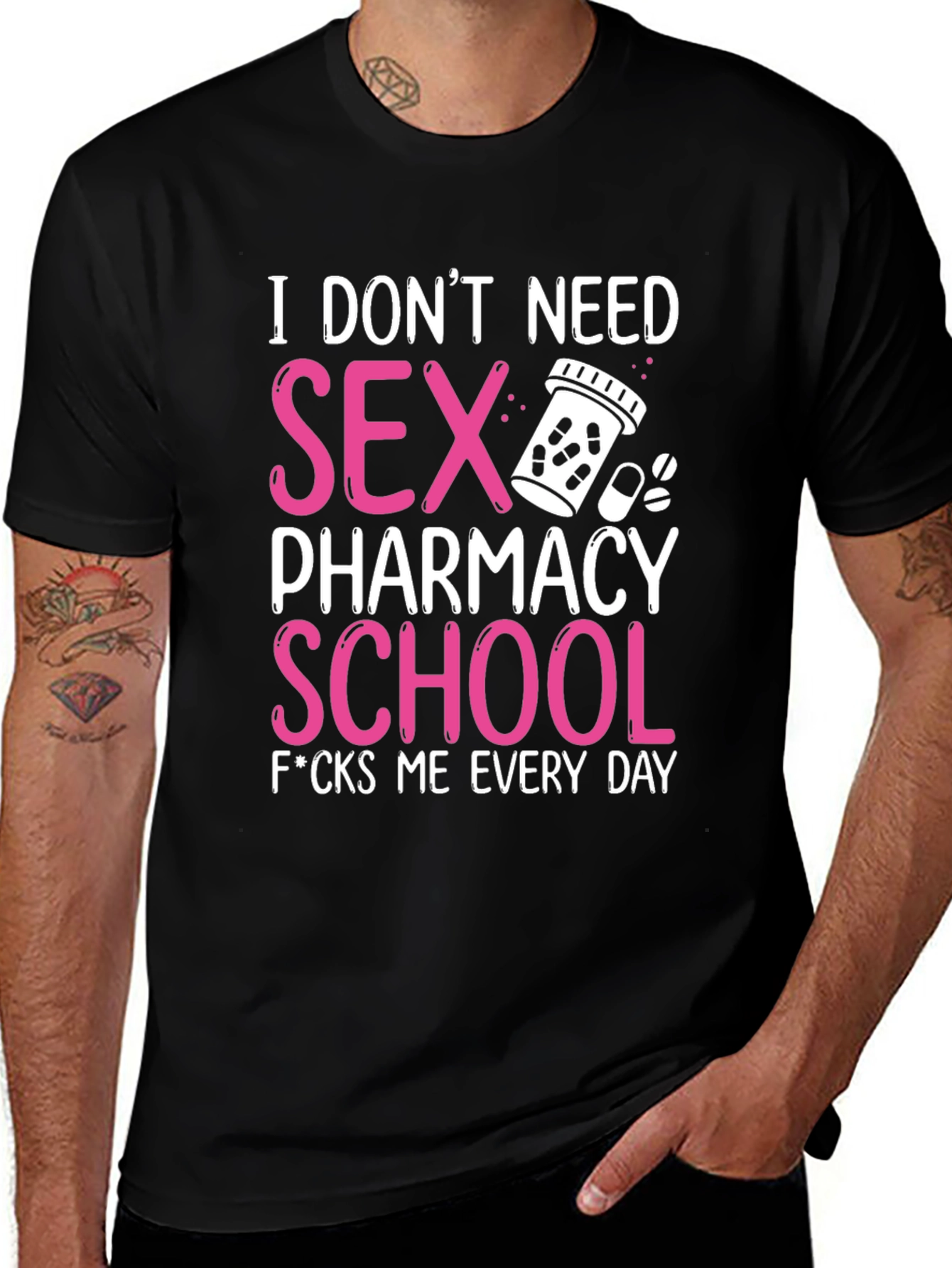 Variant 6 of Pharmacy School Graphic Tee