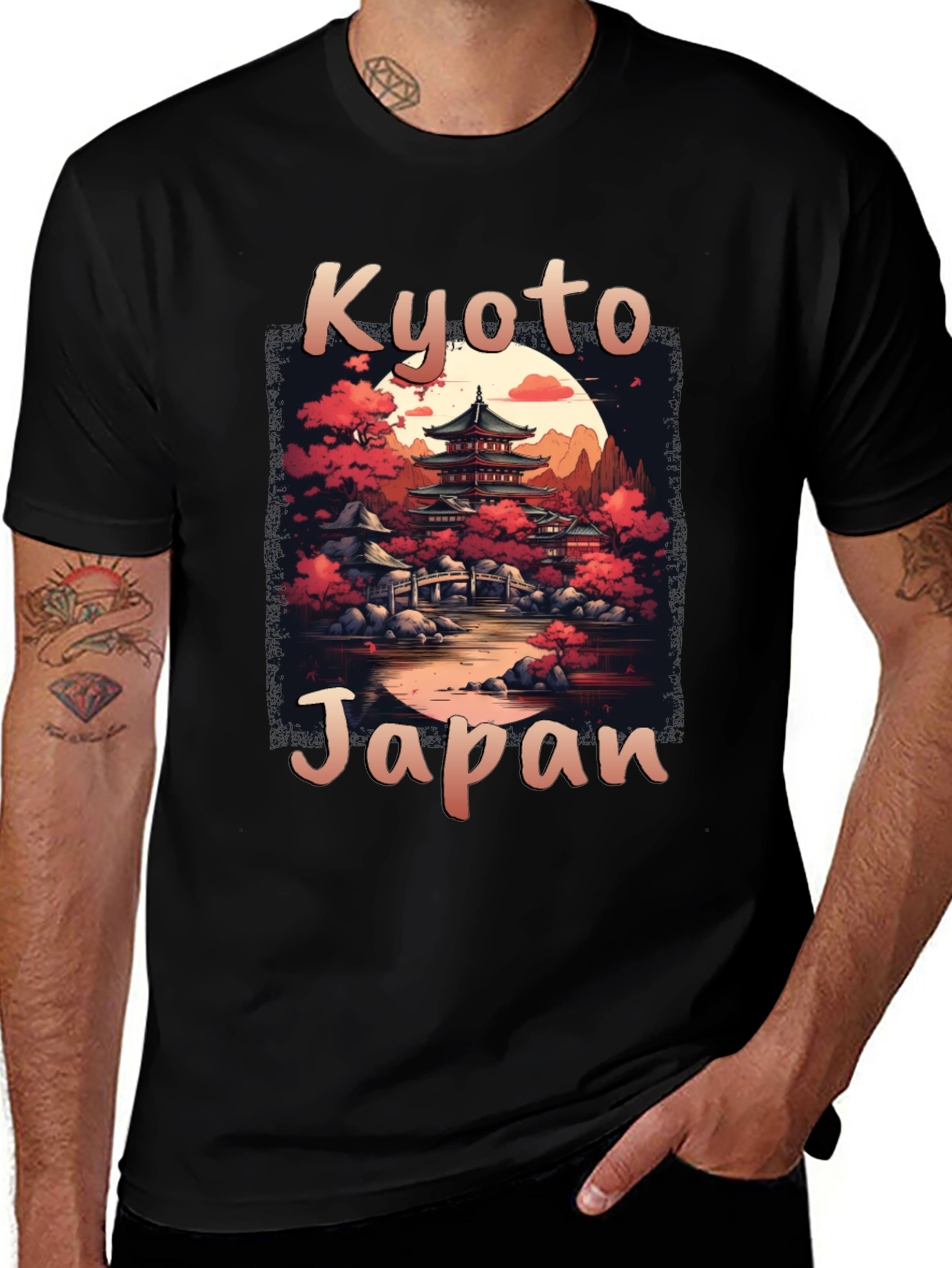 Kyoto Japan T-Shirt - Unique Graphic Tee
