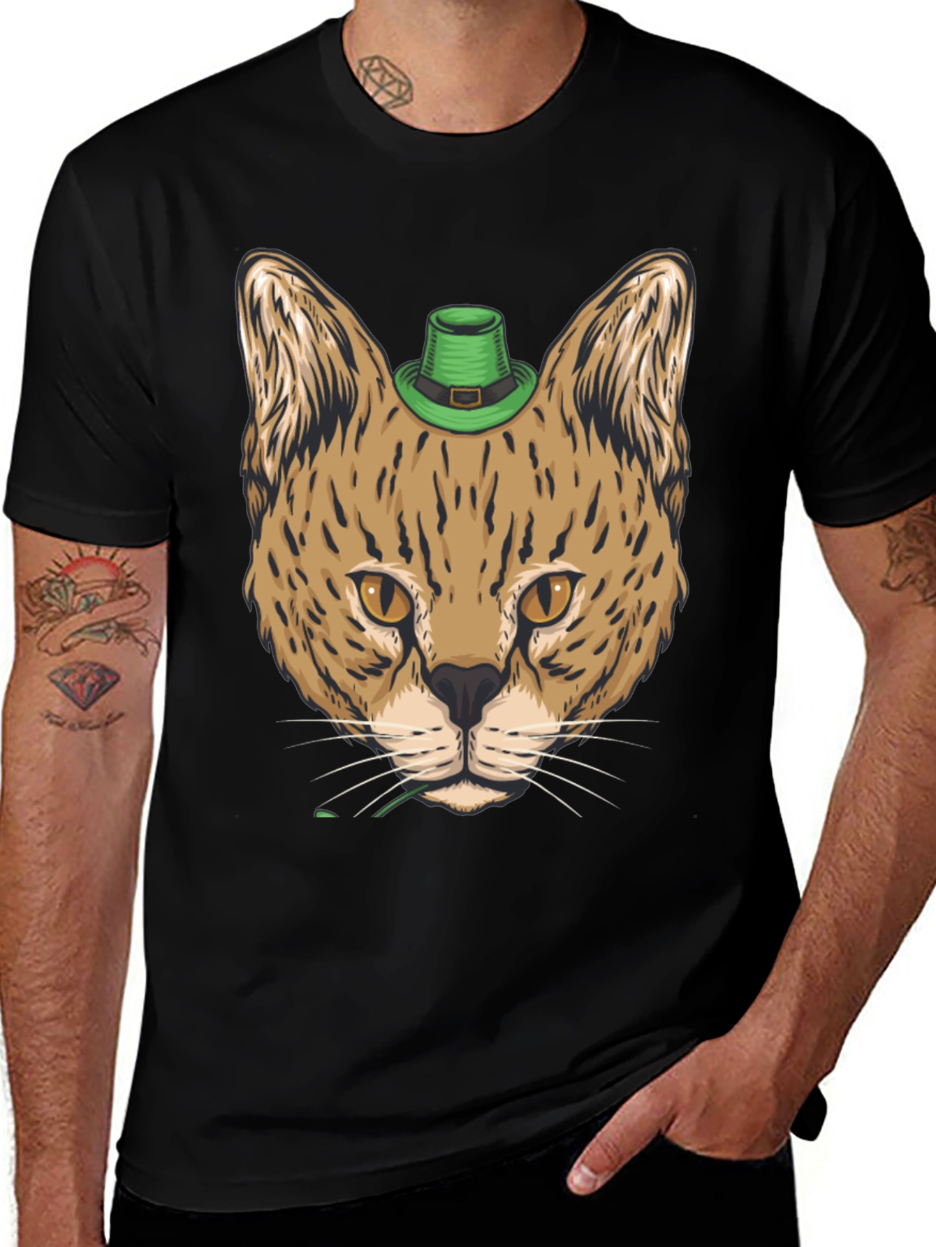 Variant 27 of St. Patrick's Day Cat T-Shirt