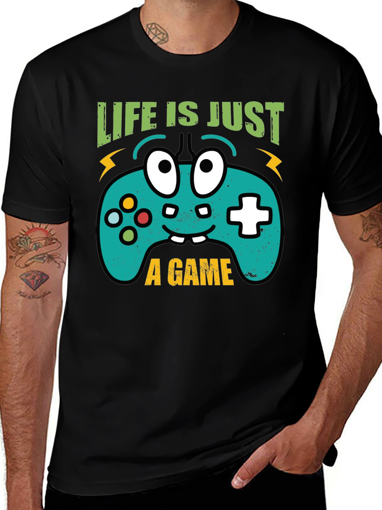 Variant 30 of Life is Just a Game Funny Gamer T-Shirt