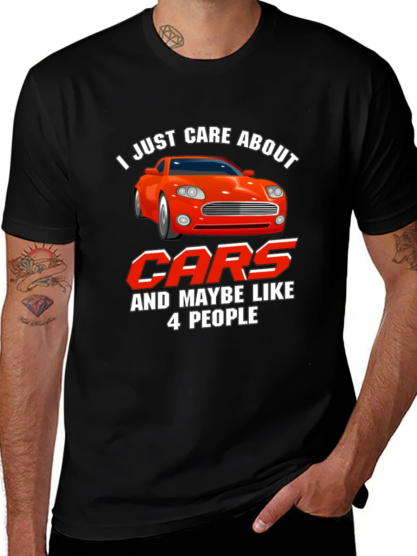 Variant 20 of Care About Cars Graphic T-Shirt