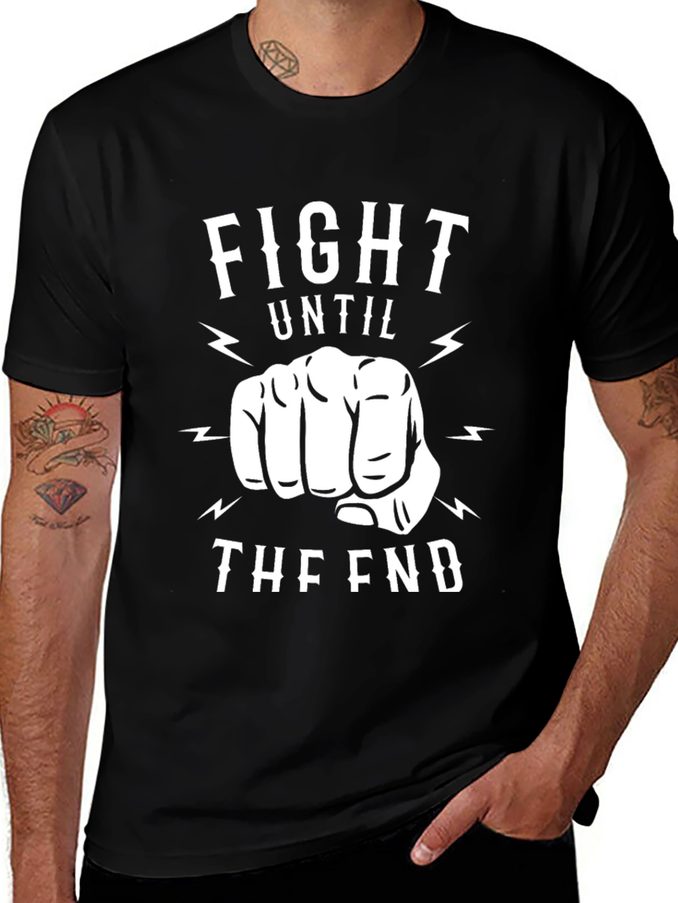 Variant 11 of Fight Until The End Graphic Tee