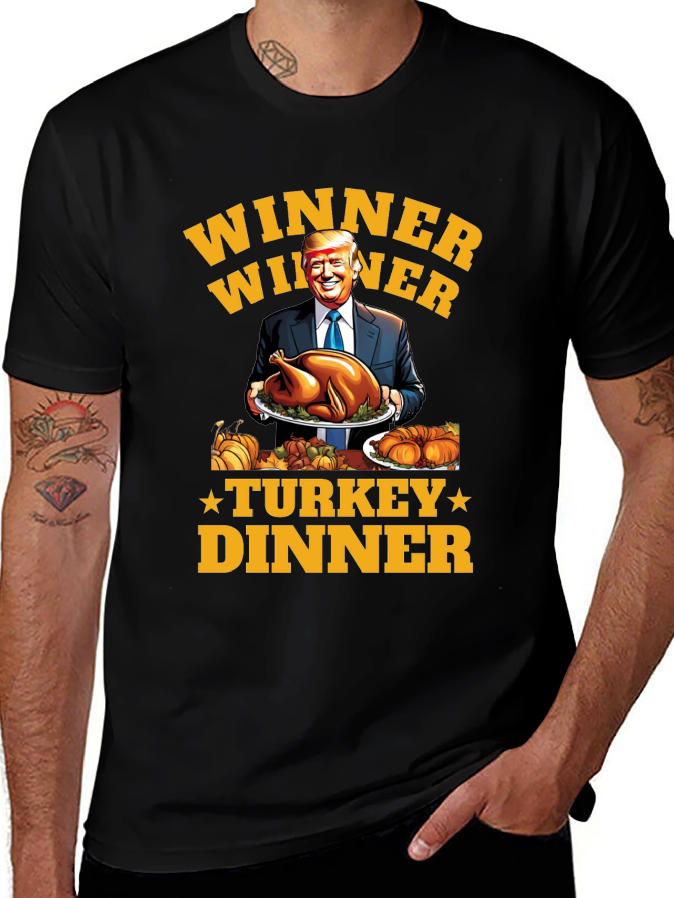 Winner Winner Turkey Dinner Trump T-Shirt
