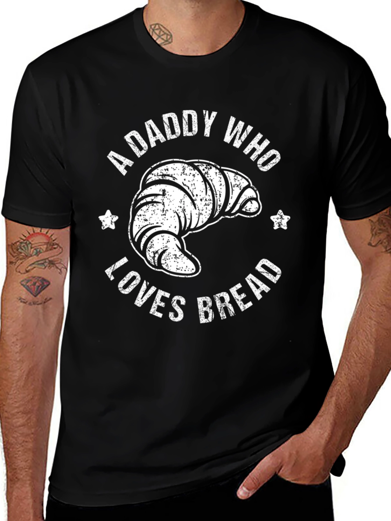 Variant 8 of A Daddy Who Loves Bread T-Shirt