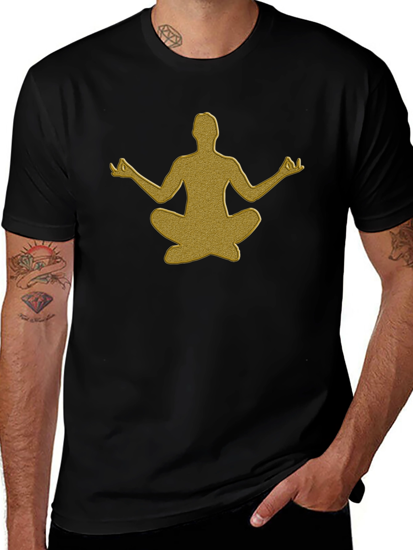 Variant 3 of Yoga Meditation Graphic T-Shirt