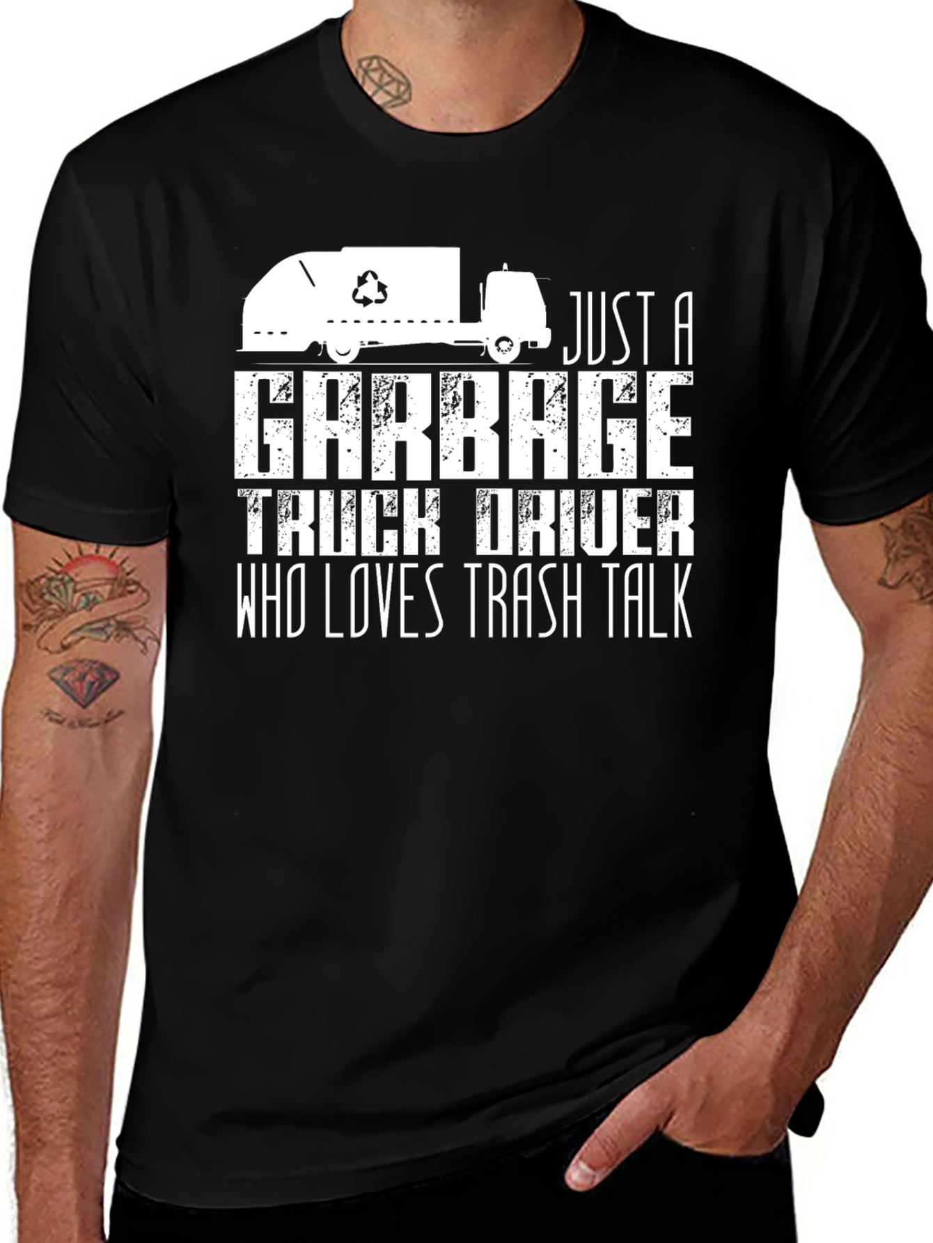 Garbage Truck Driver Trash Talk T-Shirt