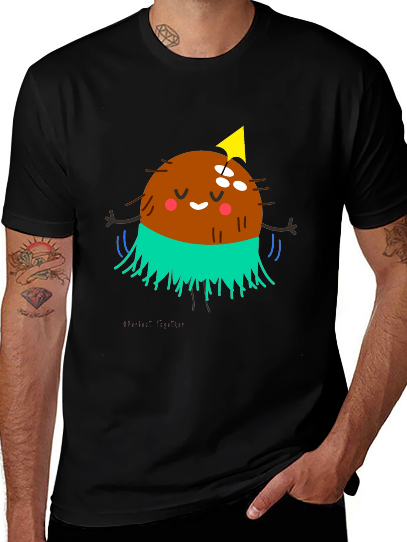 Variant 8 of Coconut Party T-Shirt - Funky Graphic Tee