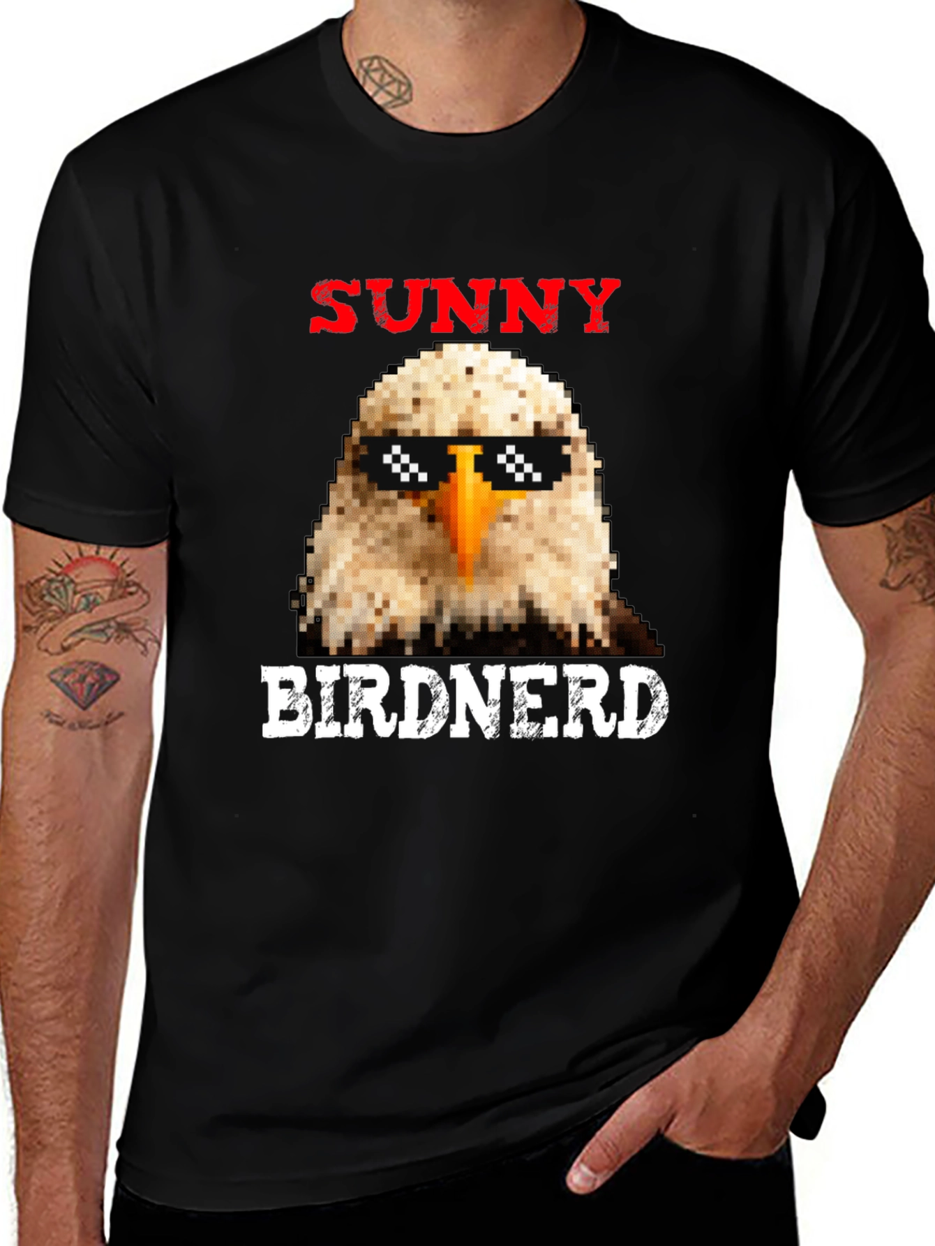 Variant 5 of Sunny BirdNerd Eagle Graphic Tee