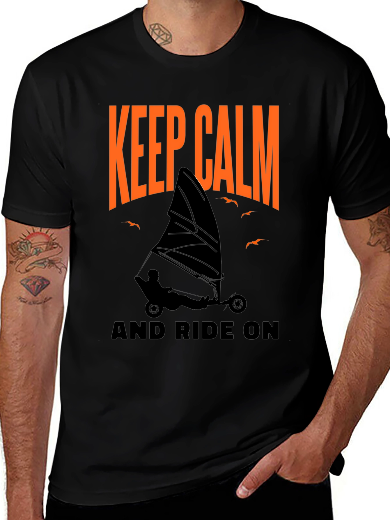 Variant 17 of Keep Calm Land Sailer T-Shirt