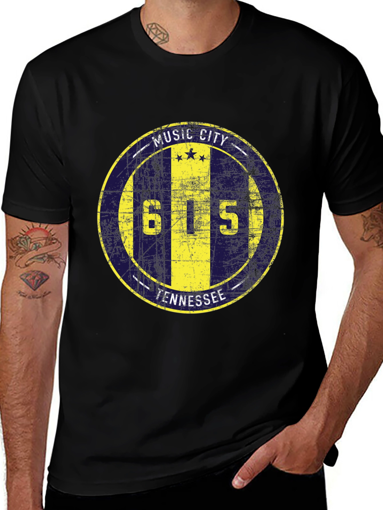 Variant 25 of Music City Tennessee 615 T-Shirt