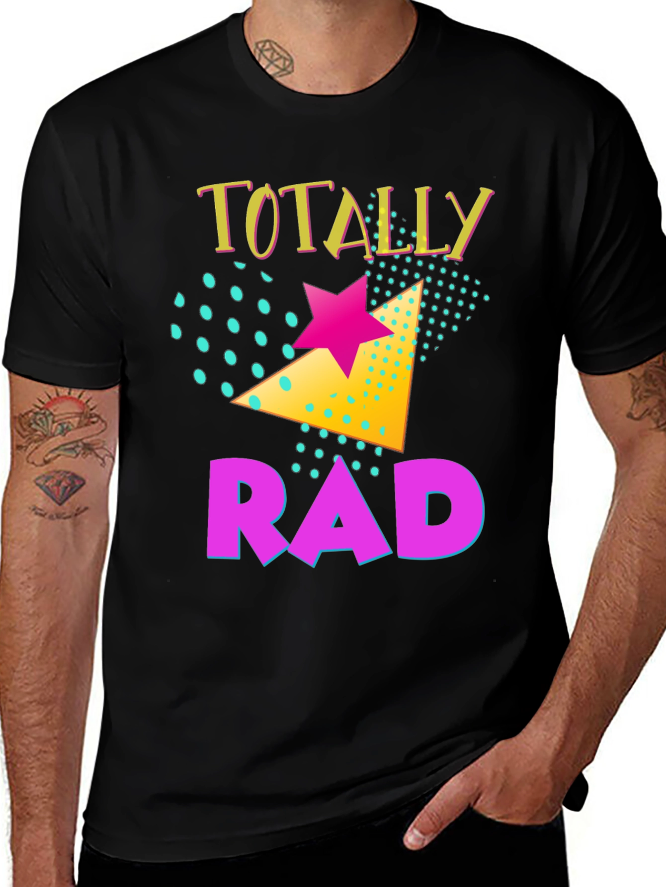 Variant 28 of Totally Rad Retro Graphic T-Shirt