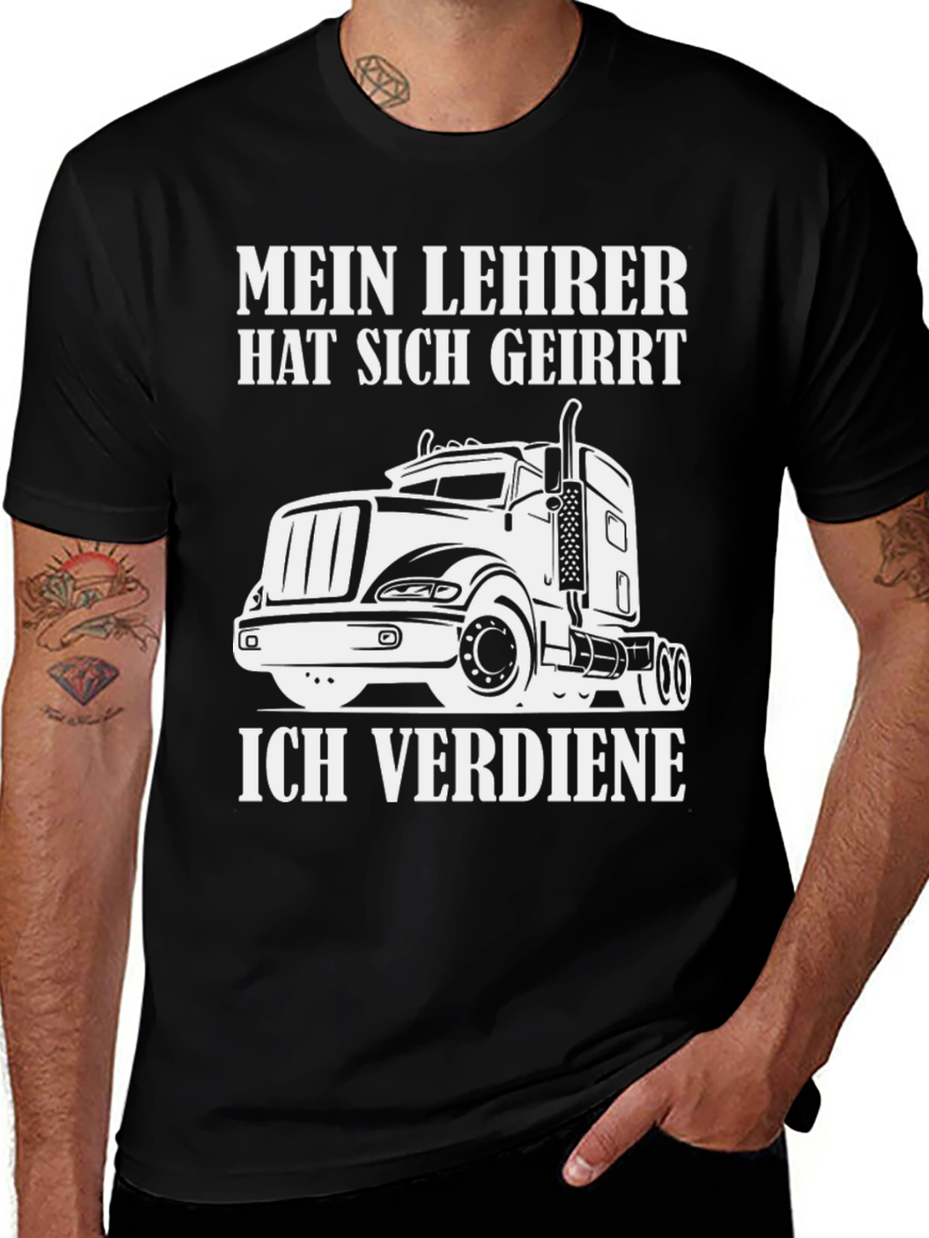 Variant 28 of Trucker T-Shirt - Mein Lehrer Hat Sich Geirrt - Funny Driver Tee