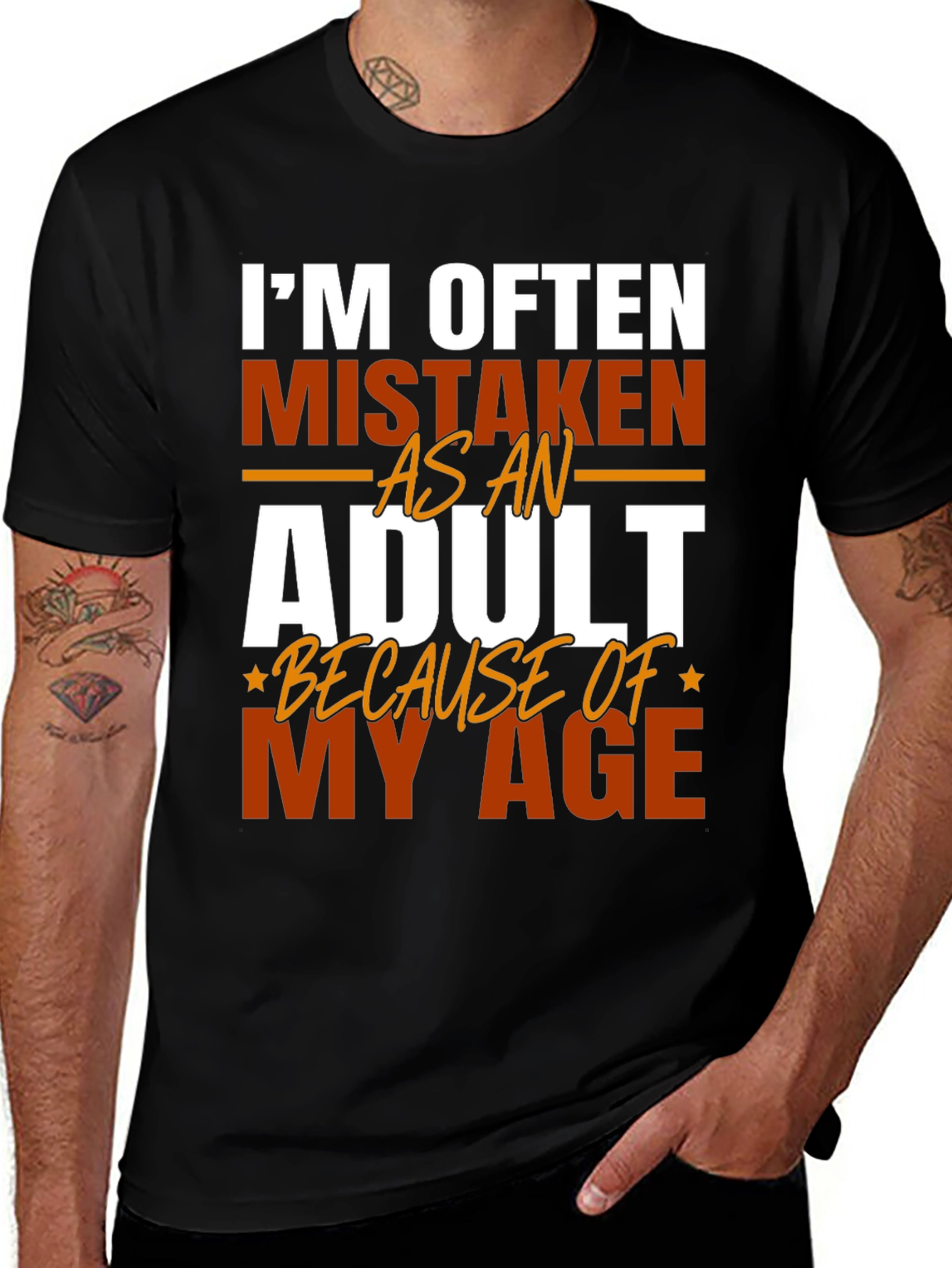 Variant 23 of I'm Often Mistaken as An Adult T-Shirt