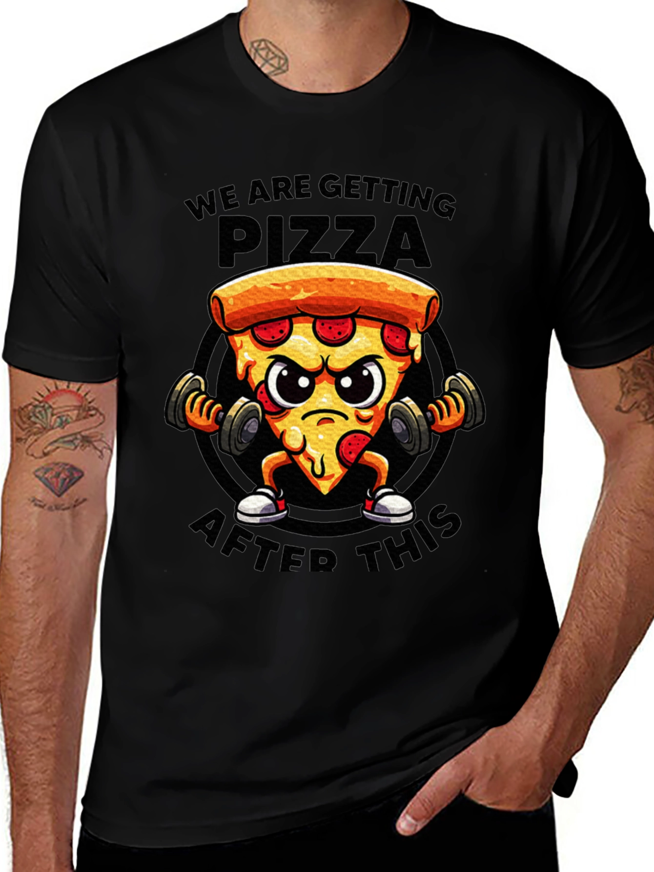 Pizza Workout T-Shirt - We Are Getting Pizza After This