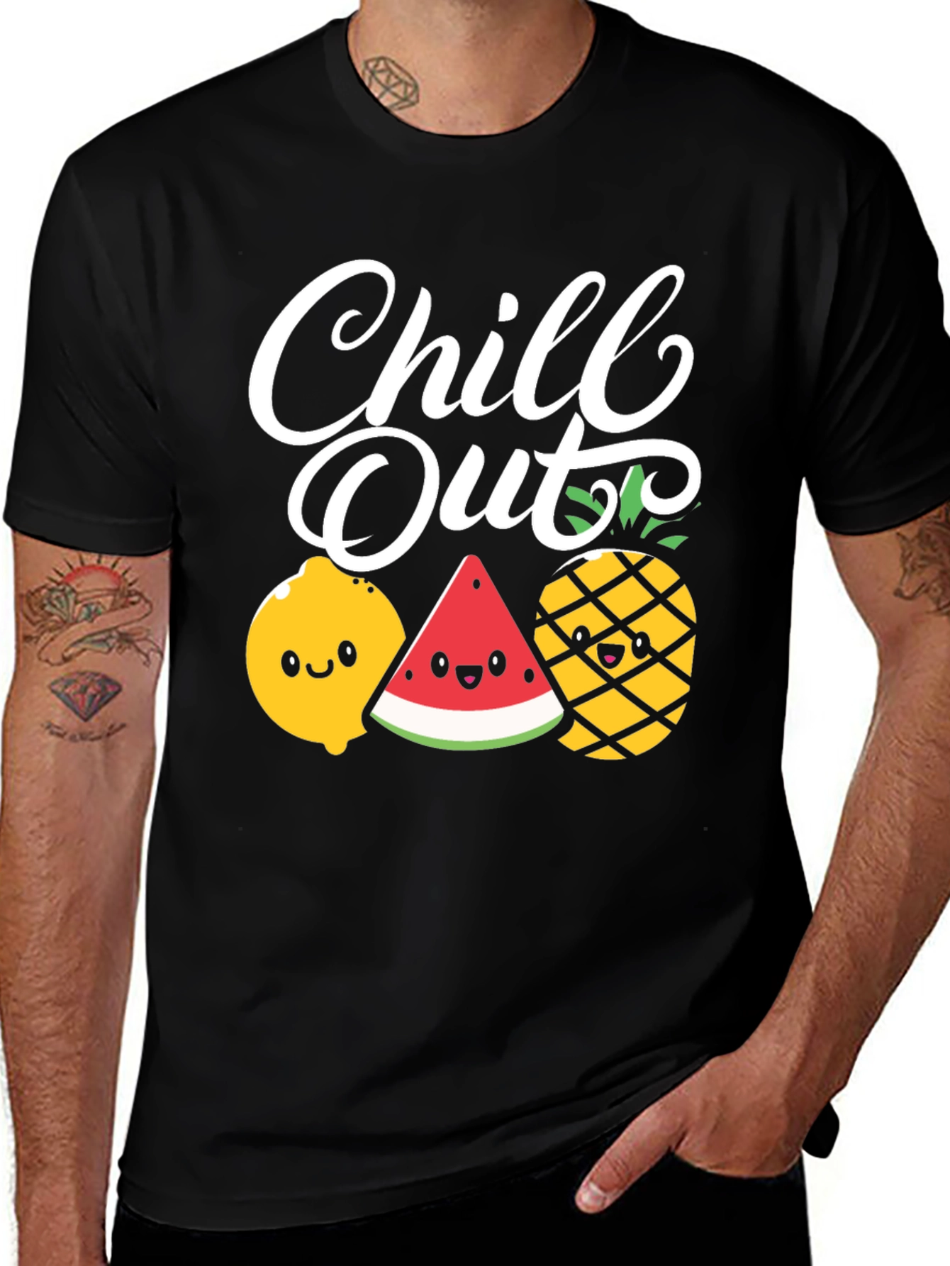 Variant 30 of Chill Out Summer Fruits Graphic Tee