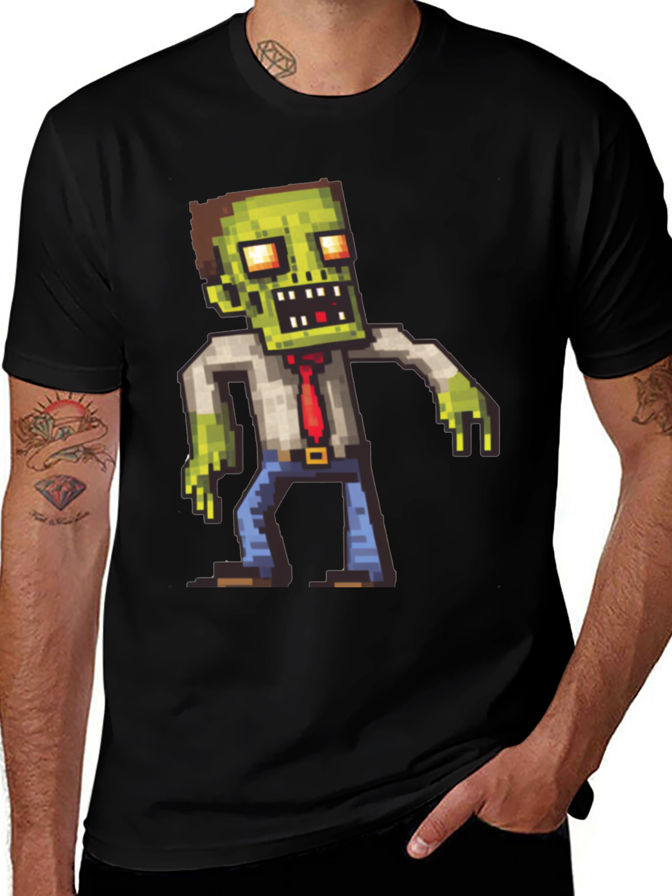 Pixel Zombie T-Shirt - Gamer Style