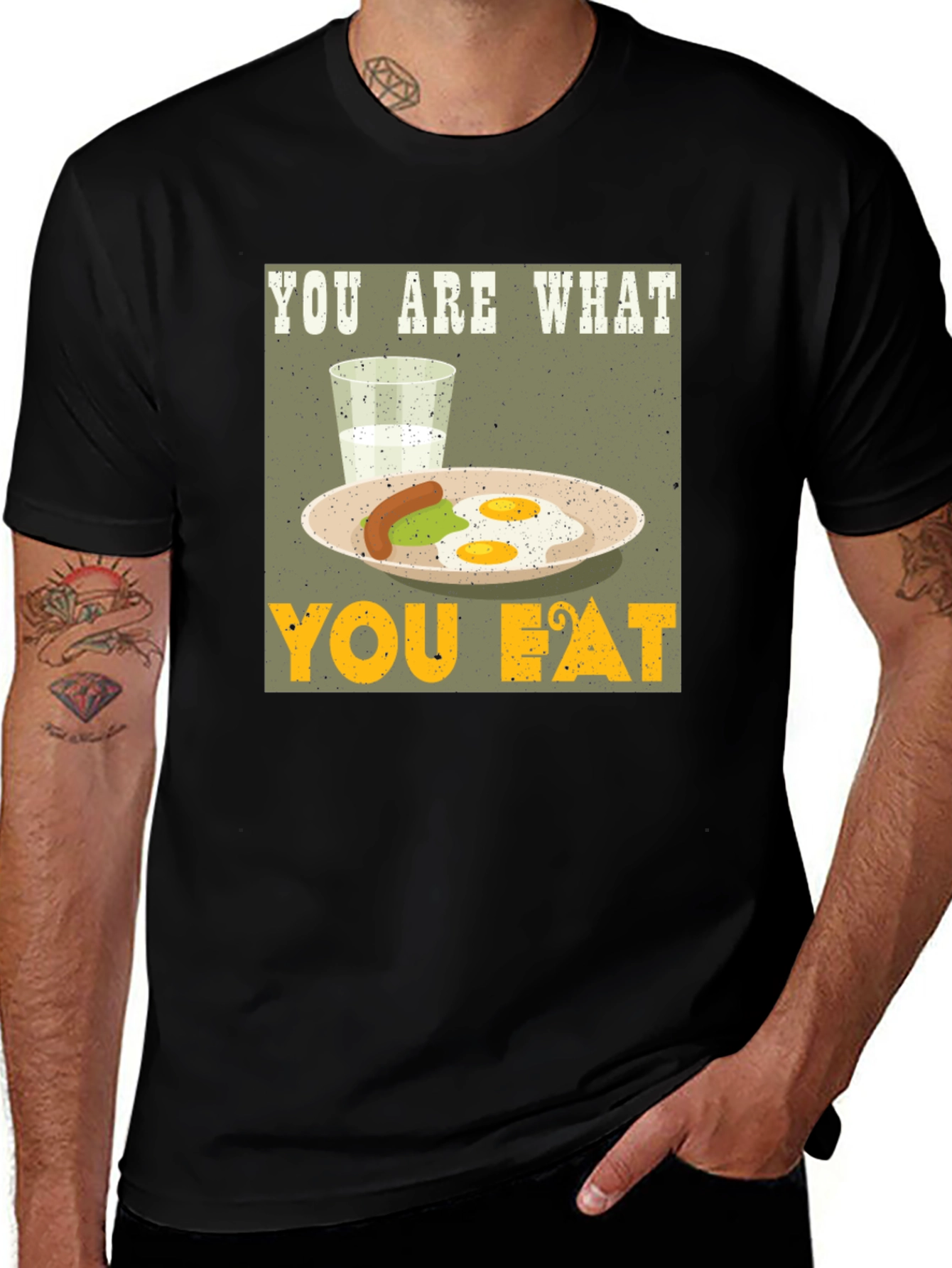 Humorous "You are what you eat" Breakfast T-Shirt