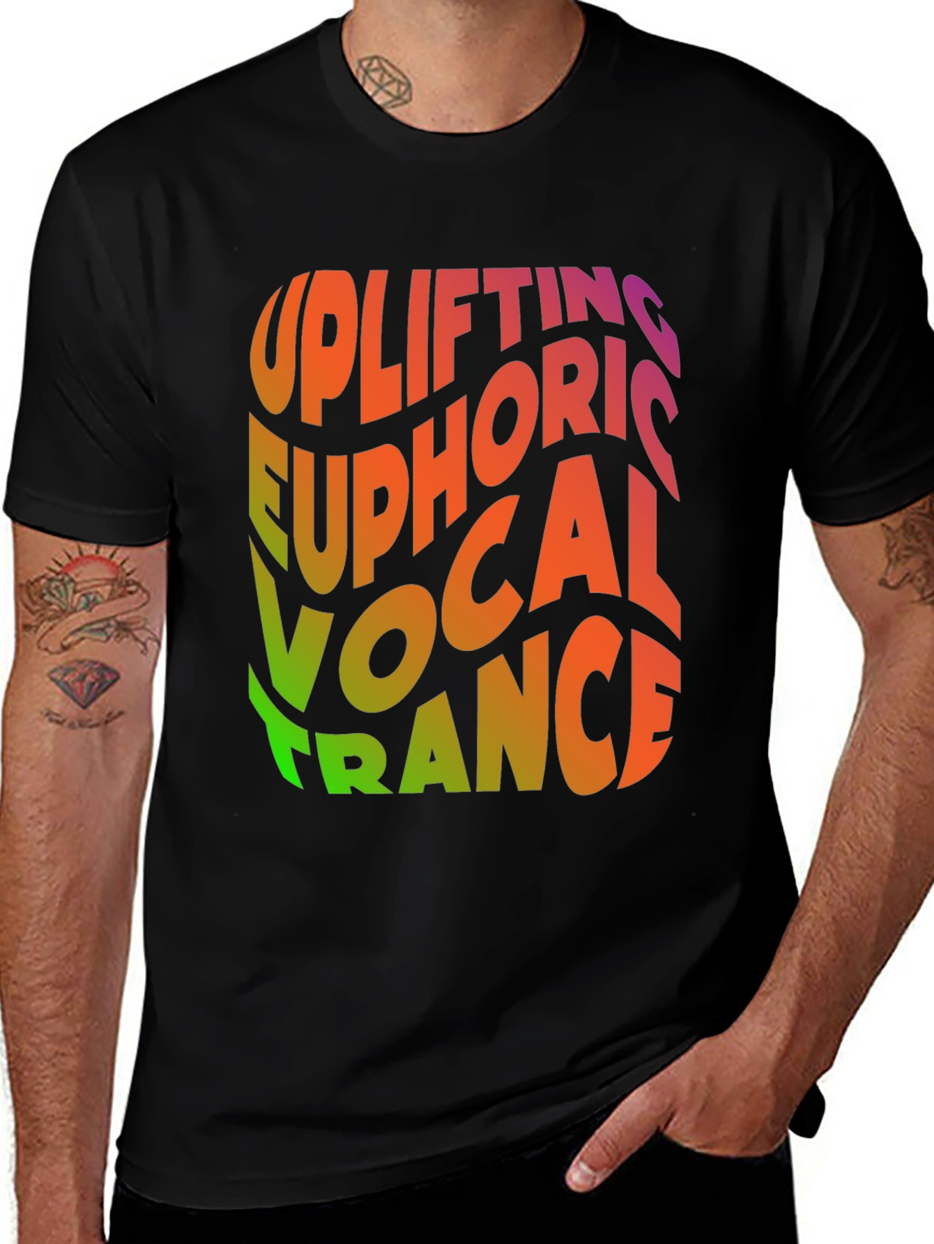 Variant 8 of Uplifting Euphoric Vocal Trance T-Shirt