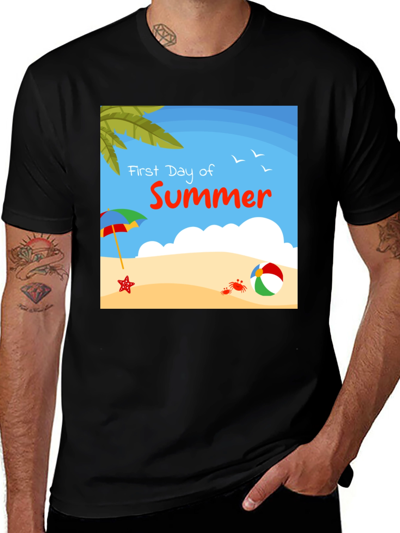 Variant 13 of Summer Beach T-Shirt