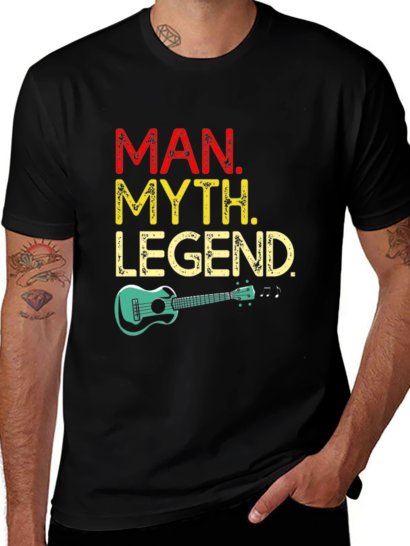 Variant 29 of Man Myth Legend Ukulele Graphic Tee