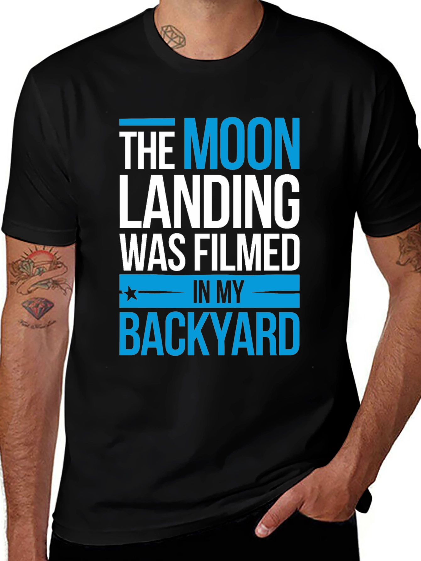 Moon Landing Conspiracy Theory T-Shirt