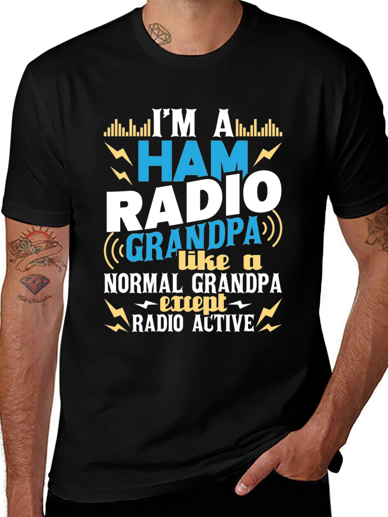 Variant 24 of I'm a Ham Radio Grandpa T-Shirt
