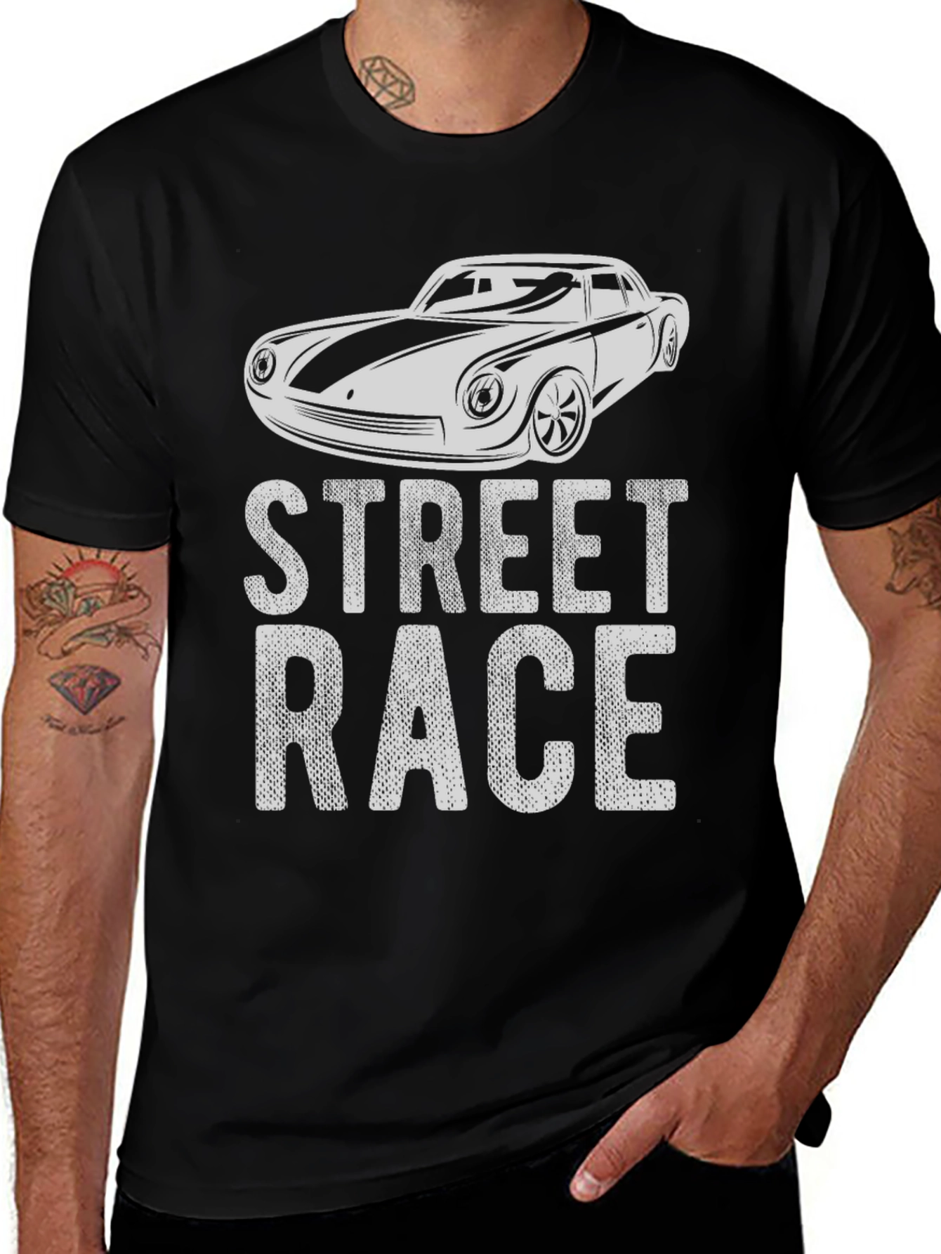 Variant 22 of Street Race Car Graphic T-Shirt