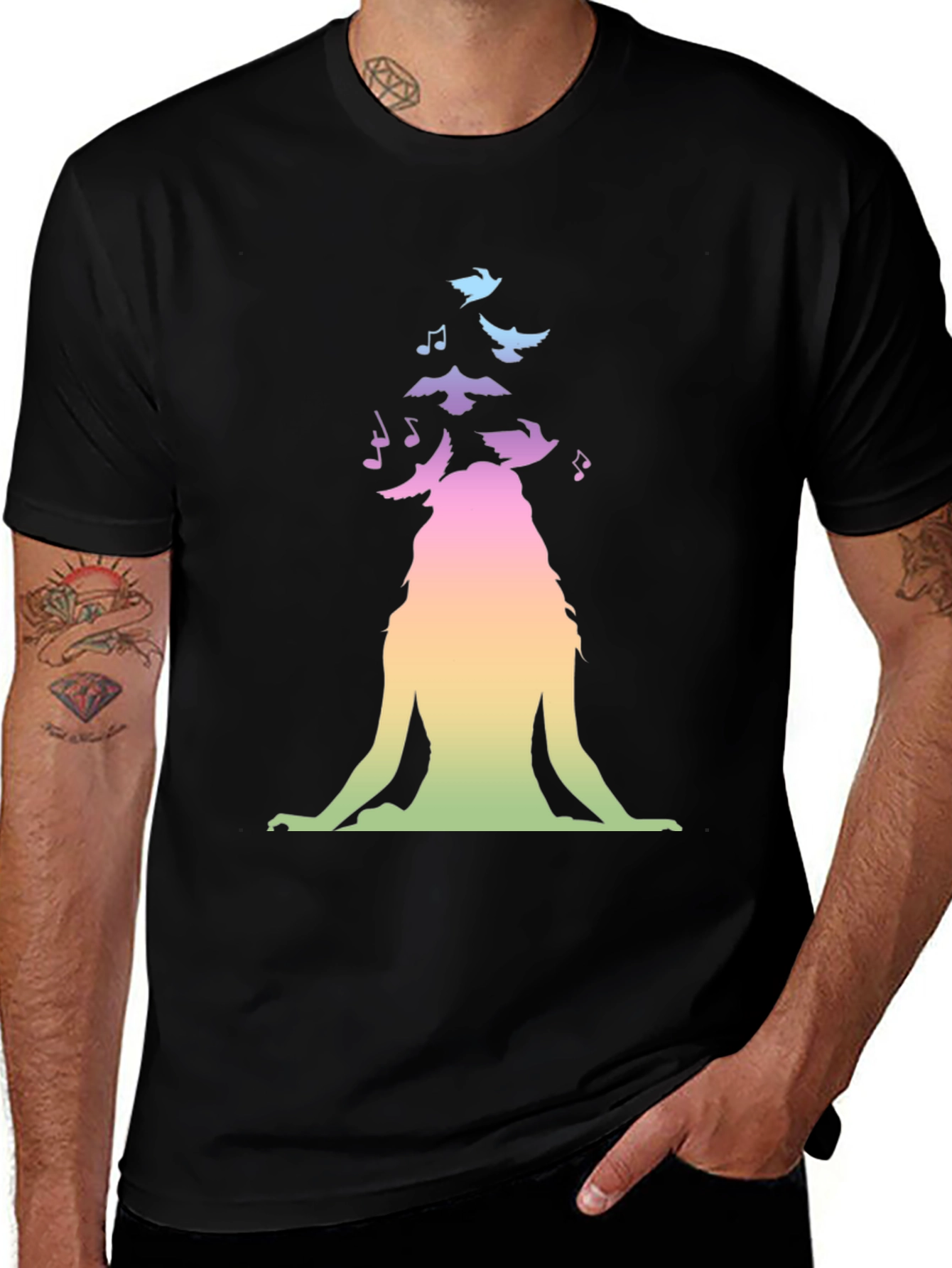 Variant 5 of Meditative Music T-Shirt
