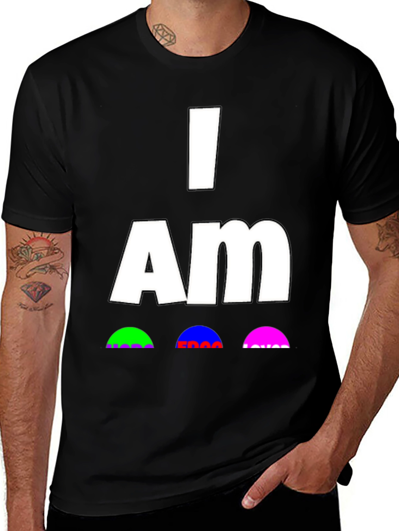 Variant 19 of I Am Kind Free Love Graphic T-Shirt
