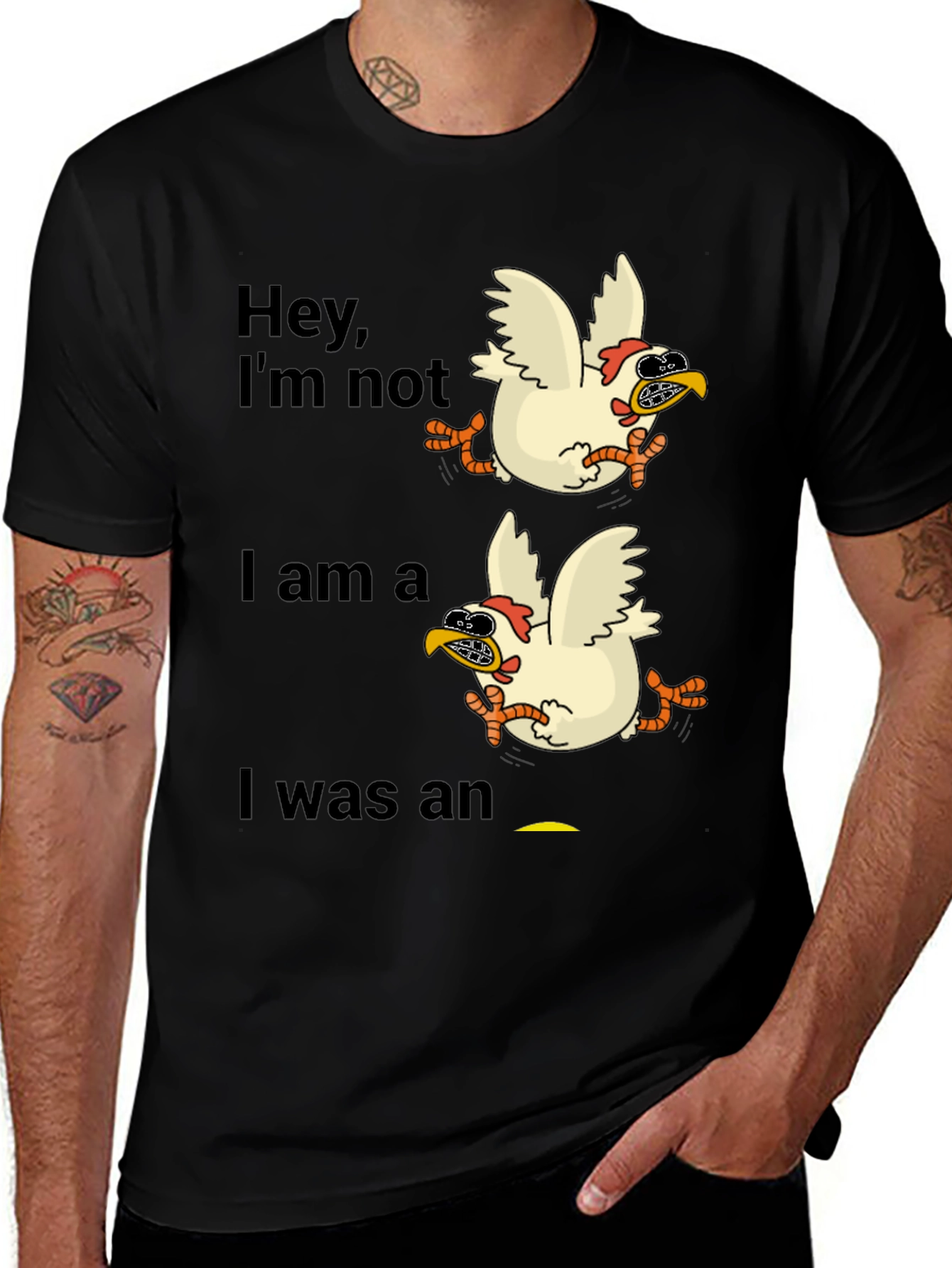 Variant 17 of Funny Chicken Aviation T-Shirt
