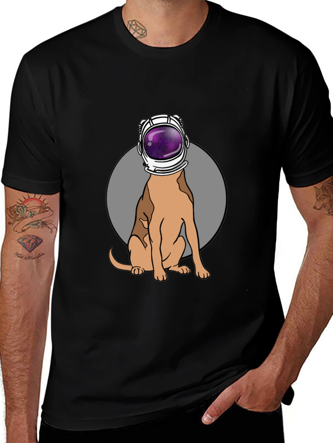 Variant 26 of Dog Astronaut Graphic T-Shirt