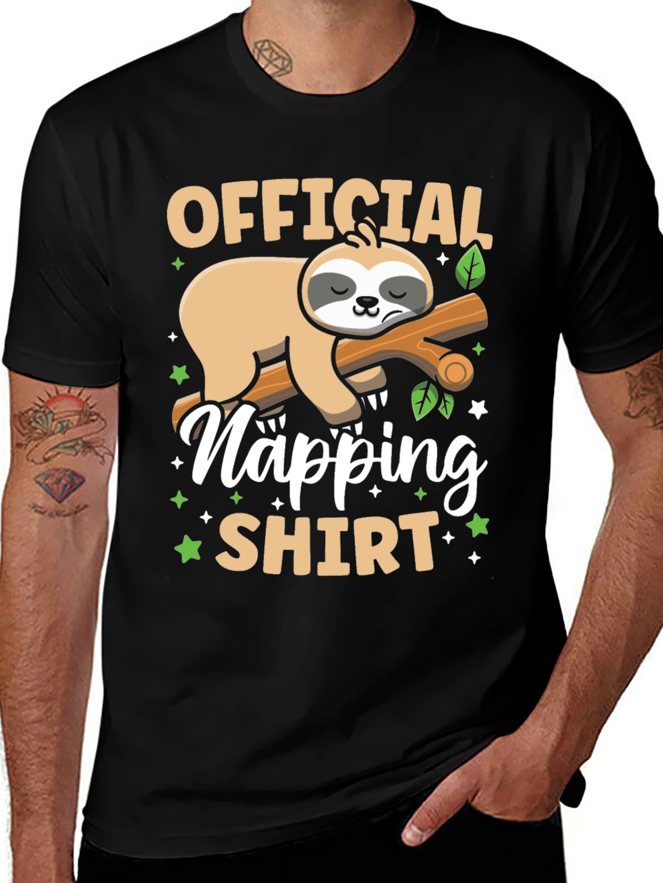 Variant 5 of Official Napping Sloth T-Shirt