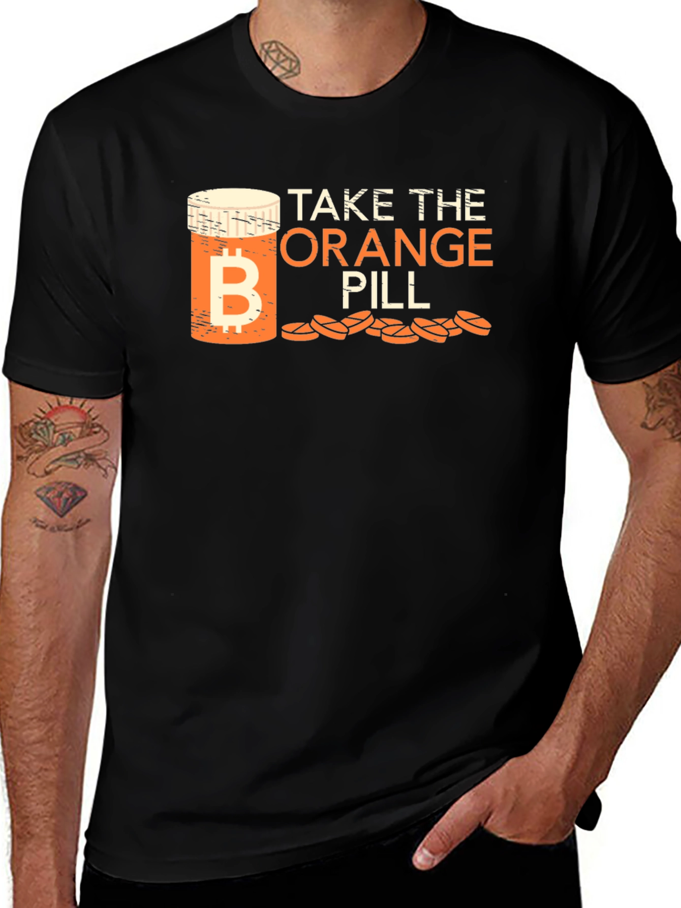 Take the Orange Pill Bitcoin T-Shirt