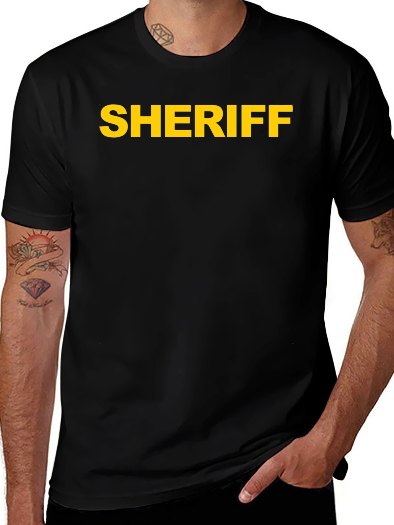 Sheriff Graphic Tee - Bold Law Enforcement Style