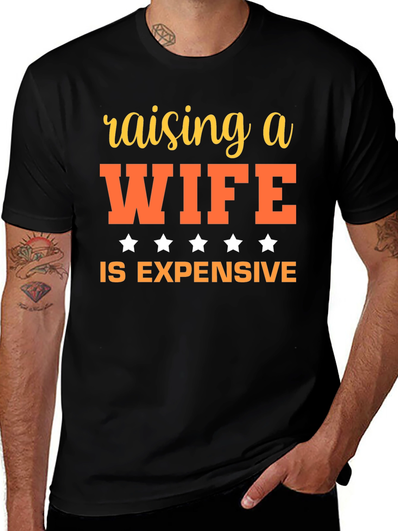 Variant 30 of Raising A Wife Graphic Tee - Funny Husband T-Shirt