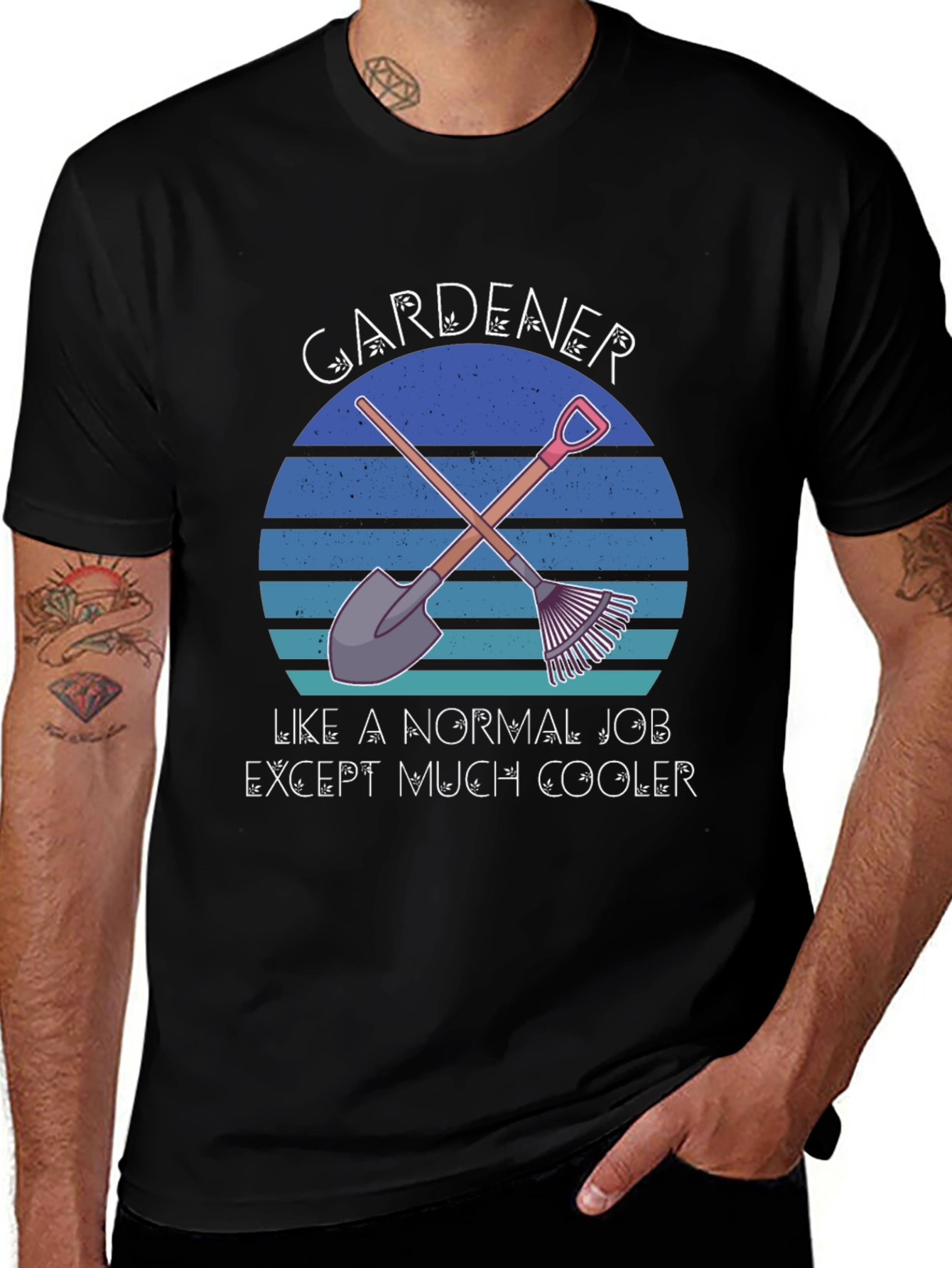 Variant 19 of Gardener Cooler Job T-Shirt - Gardening Humor Apparel
