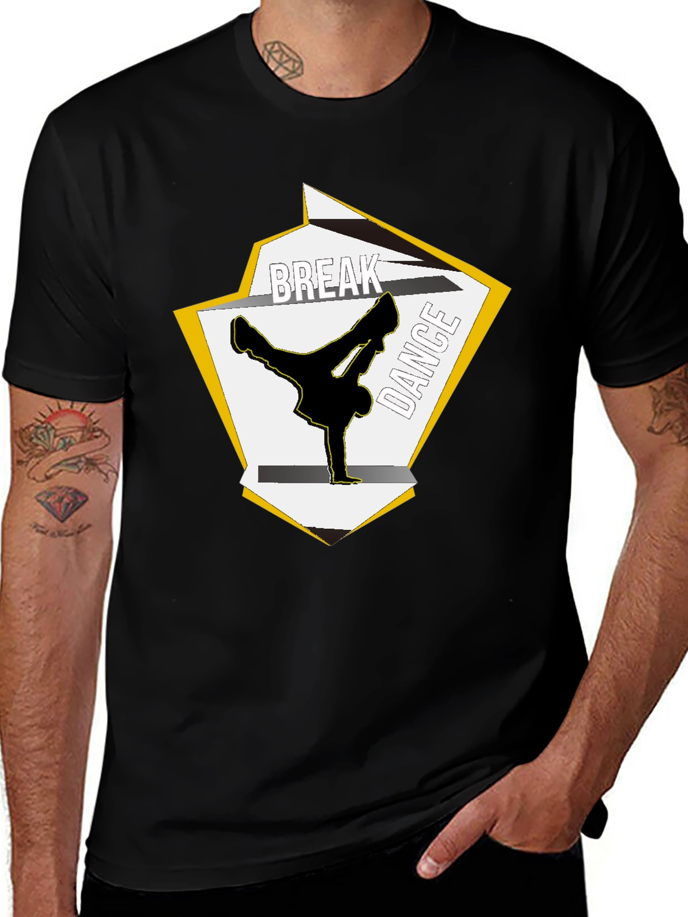 Variant 10 of Break Dance Graphic T-Shirt - Urban Style